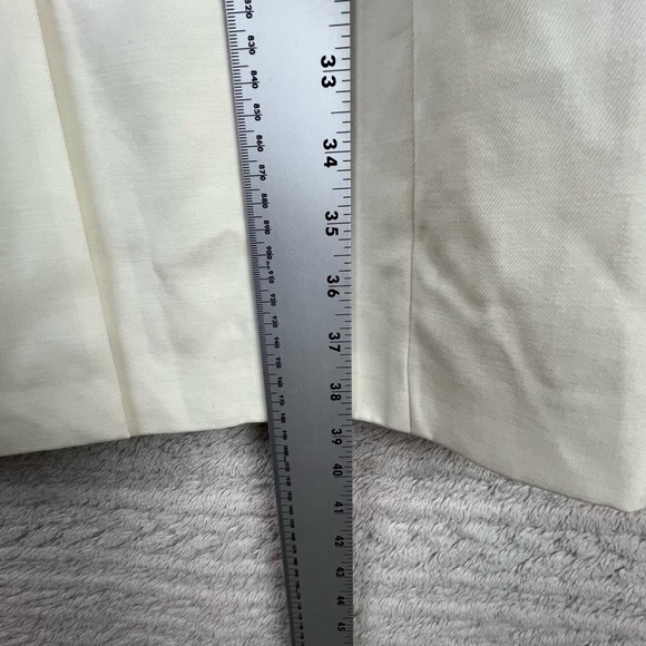 NWT GOELIA Off White Tailored Wool Dress Size 8 - Picture 14 of 15